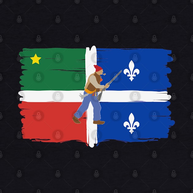 Drapeau patriote Quebecois by JulieVie Design